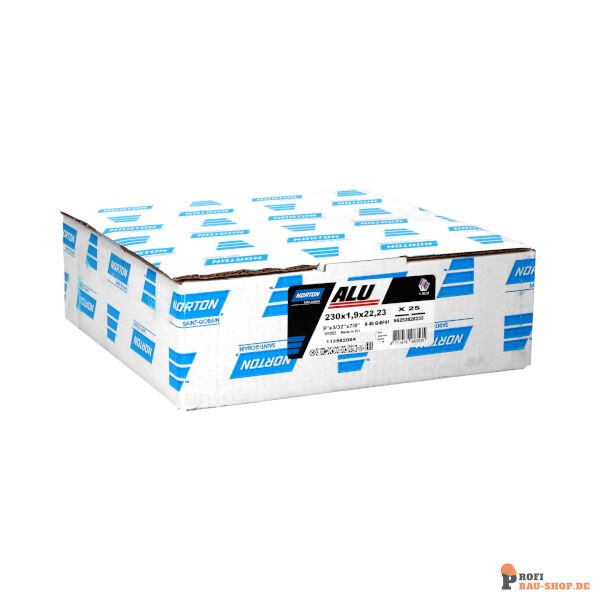 nortonschleifmittel/NORTON_schleifmittel_66252828235 Norton ALU for Right-Angle Grinder Ultra Thin Cut-Off on ALU 230x1.9x22.23 GRIT 46_133173